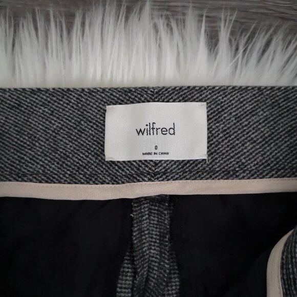 Aritzia Wilfred Jallade Wool Tie Front Pants in Grey - Picture 9 of 9